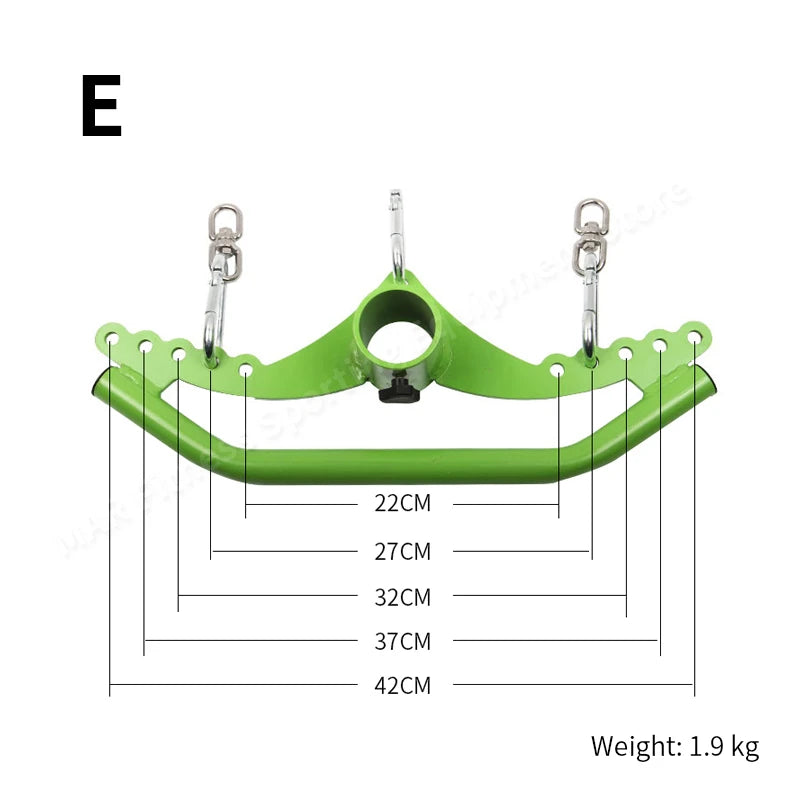 Poignée en V rotative d'aviron pour machine à câble de poulie, poignée de fixation de rêve, équipement de gymnastique, entraînement arrière, Lat Rib Down, T-Bar, Fitness