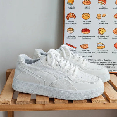 Chaussures de sport pour hommes, à la mode et luxueuses, couleur unie, bout rond, fond plat, semelle épaisse, confortables, nouvelle collection