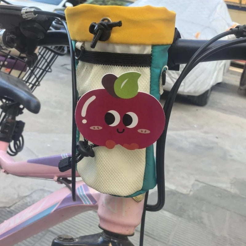 Sac suspendu à poignée avant pour vélo de route, 1 pièce, mignon, sac de rangement pour faisceau avant, accessoires de vélo