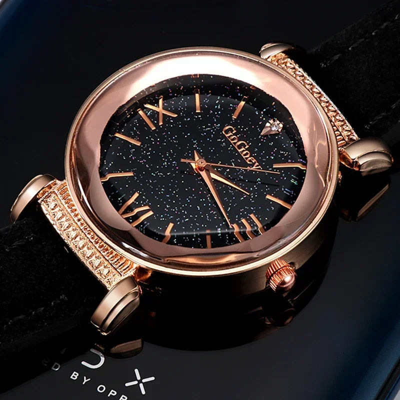 Femmes montres Montre pour femmes dames ciel étoilé Quartz Montre-bracelet Montre Femme Reloj Mujer Horloges Vrouwen Relógio horloges