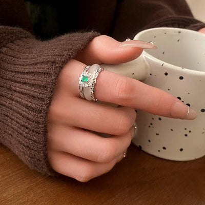 DREW-Bague de salariés pour femme, bague de doigt, design simple, toucher, diversifier, index, luxe chic, bijoux à la main haut de gamme, Chine