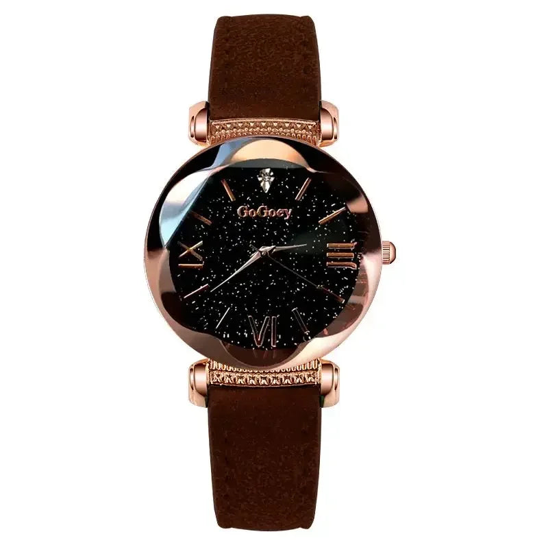 Femmes montres Montre pour femmes dames ciel étoilé Quartz Montre-bracelet Montre Femme Reloj Mujer Horloges Vrouwen Relógio horloges