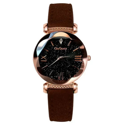 Femmes montres Montre pour femmes dames ciel étoilé Quartz Montre-bracelet Montre Femme Reloj Mujer Horloges Vrouwen Relógio horloges