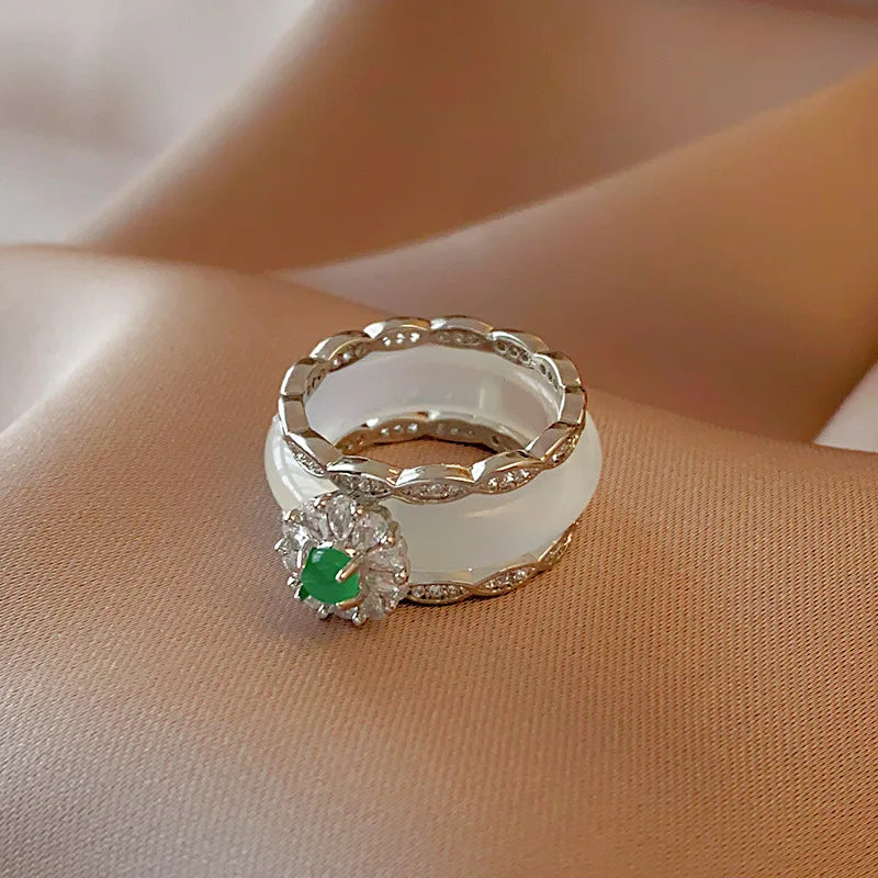 DREW-Bague de salariés pour femme, bague de doigt, design simple, toucher, diversifier, index, luxe chic, bijoux à la main haut de gamme, Chine