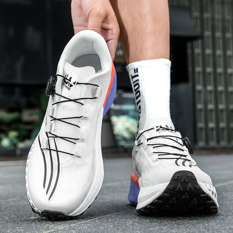 Chaussures à bout en acier chaussures de course pour hommes à la mode décontracté grande taille été respirant maille Surface résistant à l'usure léger Spor