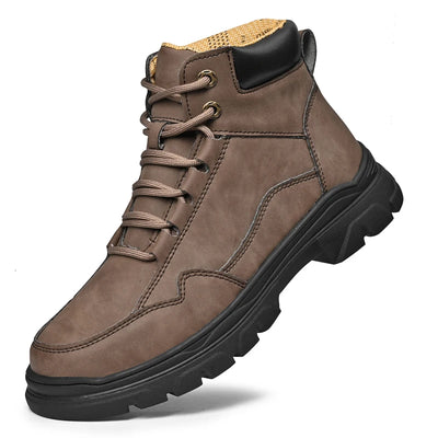 Chaussures montantes pour hommes pour l'automne et l'hiver, design confortable et simple, chaussures quotidiennes pour le bureau et les voyages en plein air