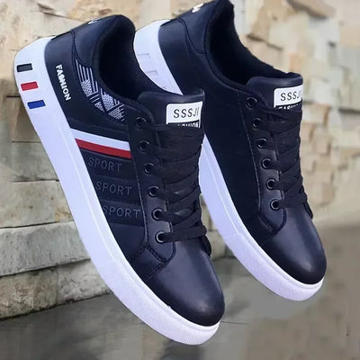 Chaussures plates pour hommes 2025 ; Chaussures de sport pour hommes cool ; Chaussures de sport de plein air pour hommes pour le printemps et l'automne ; Chaussures vulcanisées à la mode ;