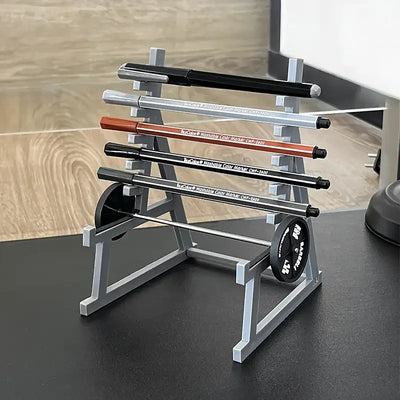 Porte-stylo à haltères créatif, porte-stylo de Fitness sur le thème, cadeau parfait pour les amateurs de Fitness, rehausseurs de poids